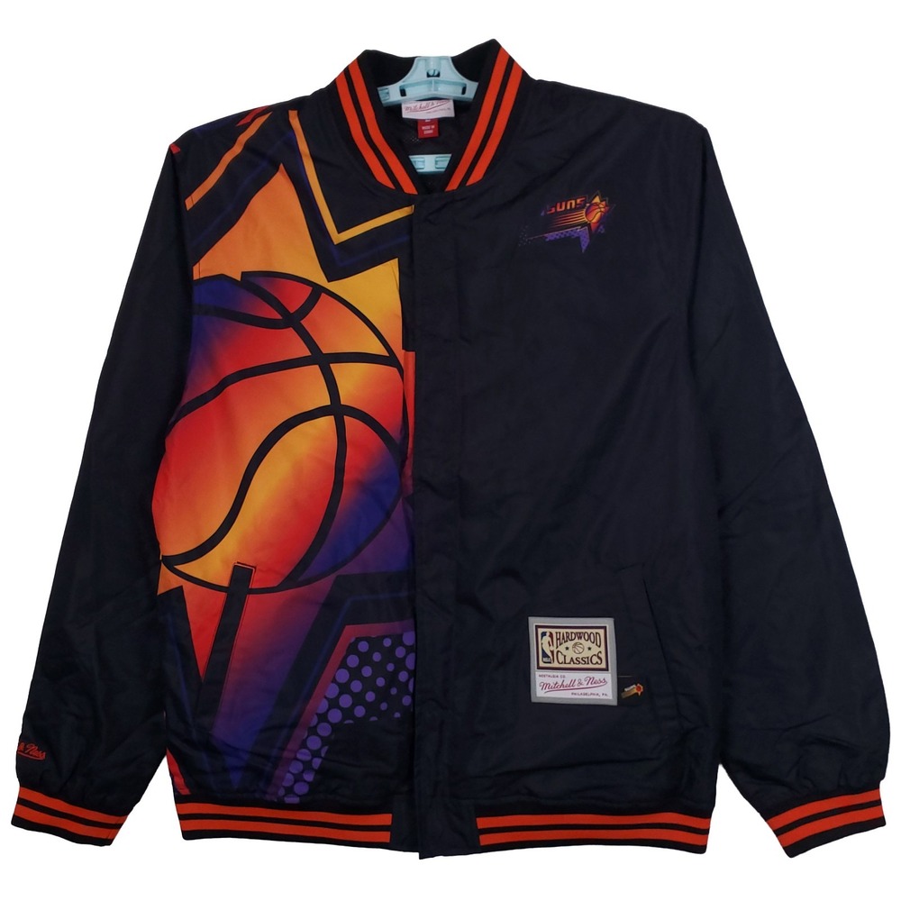 Phoenix Suns Mitchell & Ness NBA Large Jacket Gradient Team Logo Black New